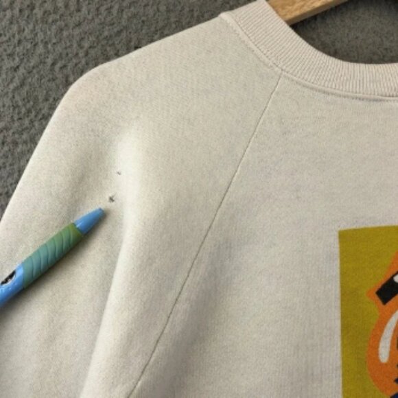 Vintage 1989 Rolling Stones North American Tour Andy Warhol Sweatshirt Size L - Picture 12 of 13